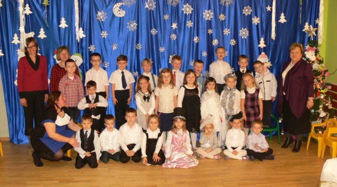 Krasnale witają zimę…