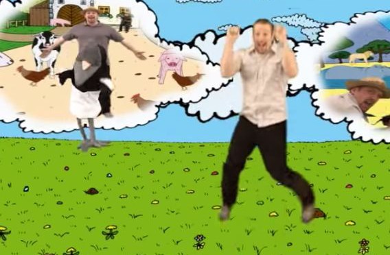 Krasnale i tablica interaktywna