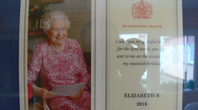Podziękowania od Królowej