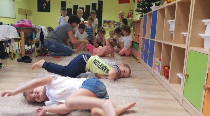 Misie i gimnastyka na bąbelkach