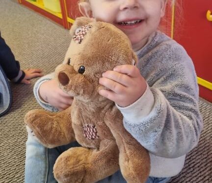 I love my teddy bear