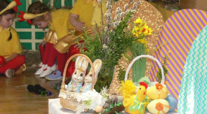 Wielkanocna draka u Misiów